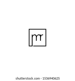 mr m r Logo Icon Vector Template