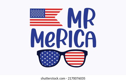 mr merica -  4th of July fireworks svg for design shirt and scrapbooking. Good for advertising, poster, announcement, invitation, Templet svg
