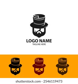 Mr Movie logo design vector