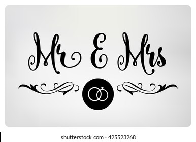 Mr and mrs Images, Stock Photos & Vectors | Shutterstock