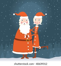 Mr. And Mrs. Santa Claus