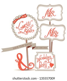 Mr & Mrs sign