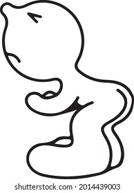 Mr pee art design drawing vector illustration