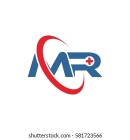 MR people initial logo design