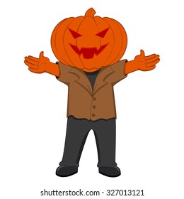 Mr. Pumpkin Cartoon