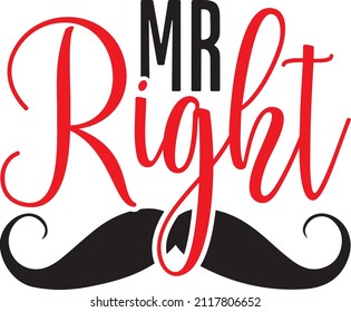 MR right svg design vector file