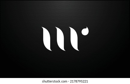 MR, RM Abstract Letters Logo Monogram