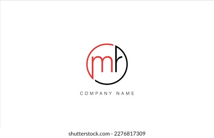 MR, RM, Abstract Letters Logo Monogram