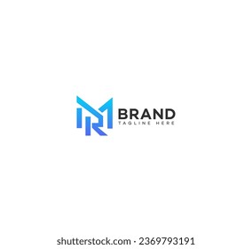 MR, RM letter branding logo