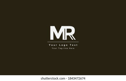 MR or RM letter logo. Unique attractive creative modern initial MR RM M R initial based letter icon logo