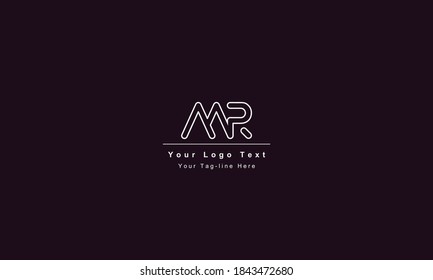 MR or RM letter logo. Unique attractive creative modern initial MR RM M R initial based letter icon logo