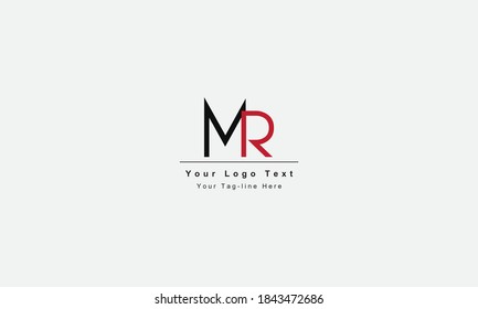 MR or RM letter logo. Unique attractive creative modern initial MR RM M R initial based letter icon logo