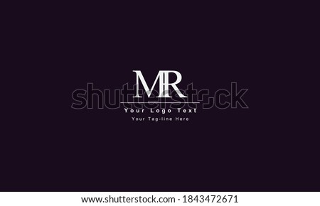 MR or RM letter logo. Unique attractive creative modern initial MR RM M R initial based letter icon logo
