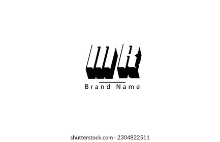 MR RM M R abstract vector logo monogram template