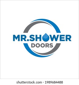 mr shower service logo designs simple modern for tool service bathroom