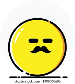 Sr. sonrisa en Mala Mustache