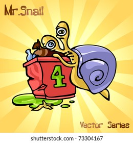 Mr. Snail with beggar