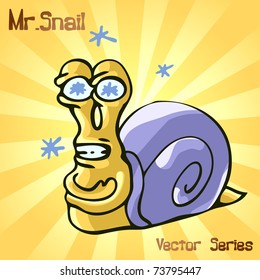 Mr. Snail with cold
