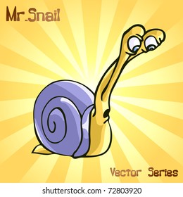 Mr. Snail with eyes