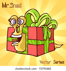 Mr. Snail with surprise