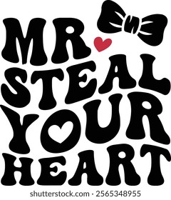 Mr Steal Your Heart EPS, Retro Valentine, Kids Valentine, Boys Valentine, Kids Valentines, Valentine Shirt