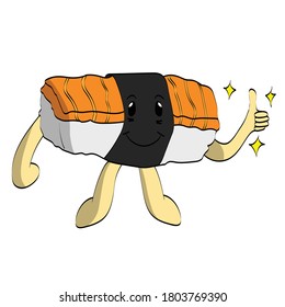 Mr. Sushi may be can make you hungry.