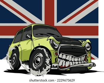 mr.bean cars monster green tooth
