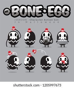 MR.Boone Egg. Version Action Set for Halloween season, No.1/2.