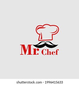 Mr.chef logo is suitable for restaurants