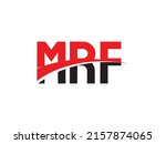 MRF Letter Initial Logo Design Vector Illustration