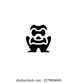 Mr.frog logo design. The male frog is wearing glasses and looks dashing. Modern and minimalist character logo