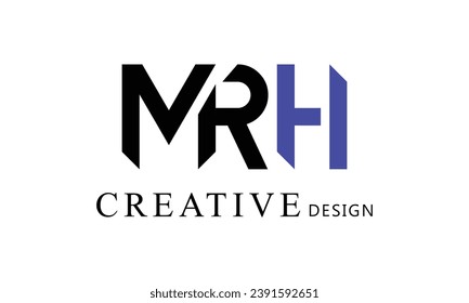 MRH mein echtes kreatives Brand-Fest Funktion Logo Design.
