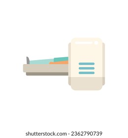 Mri equipment icon flat vector. Doctor therapy. Rehab injury isolated
