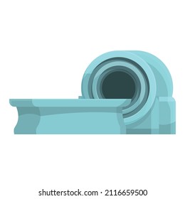 Mri examination icon cartoon vector. Medical machine. Radiology scanner