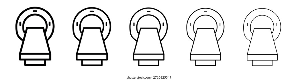 MRI icon design, logo, app, UI. Vector illustration, EPS