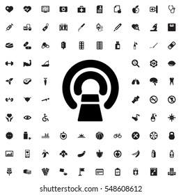 MRI icon illustration isolated vector sign symbol