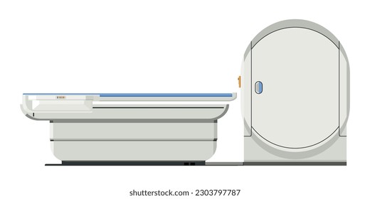 MRI machine, high-intensity magnetic resonance imaging to produce realistic images internal organs different parts body, especially the brain, heart, bones, muscles and the cancerous part by computer