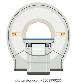 MRI machine, high-intensity magnetic resonance imaging to produce realistic images internal organs different parts body, especially the brain, heart, bones, muscles and the cancerous part by computer