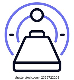 MRI Machine Icon can be used for uiux, etc