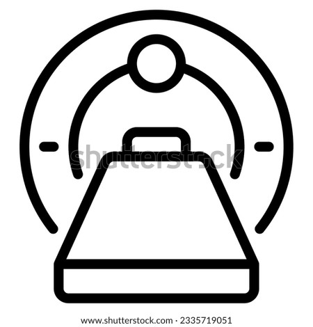 MRI Machine Icon can be used for uiux, etc