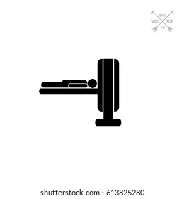 MRI Machine and Patient Icon