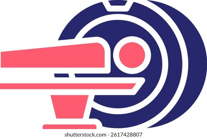 Mri Scan Icon Fill Vector Illustration