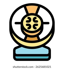 Scanner de ressonância magnética analisando a atividade cerebral, simbolizando o diagnóstico médico e a tecnologia de saúde