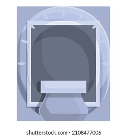 Mri scanner icon cartoon vector. Scan machine. Medical radiology