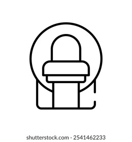 MRI-Vektorsymbol Stockgrafik