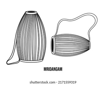 Mridanga or mridangam is an Indian musical instrument, distributed mainly in South and East India.