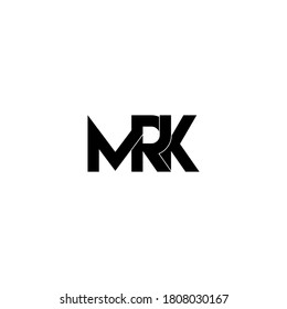 Mrk Letter Original Monogram Logo Design Stock Vector (Royalty Free ...