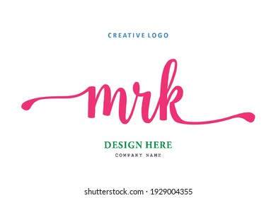 El logotipo de la inscripción MRK es sencillo, fácil de entender y autoritario