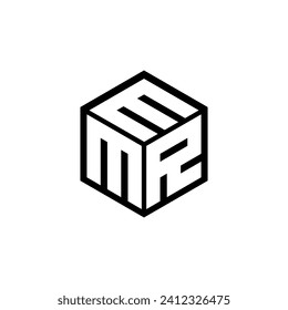 Diseño del logotipo de la letra MRM con fondo blanco en el ilustrador. Logo vector, diseños de caligrafía para logotipo, afiche, invitación, etc.