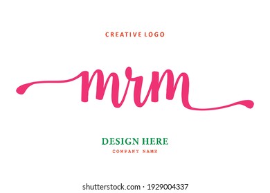 MRM lettering logo is simple, easy to understand and authoritative